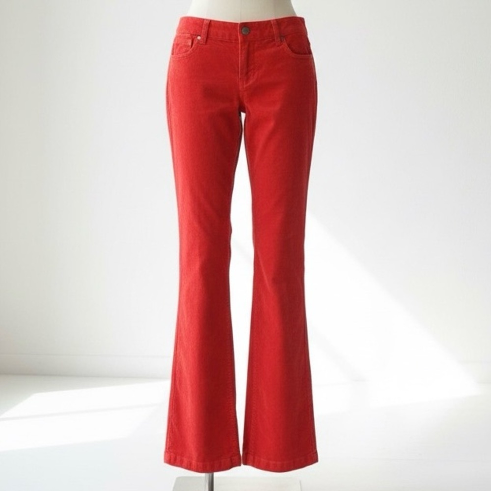 New J. Crew corduroy pants in red